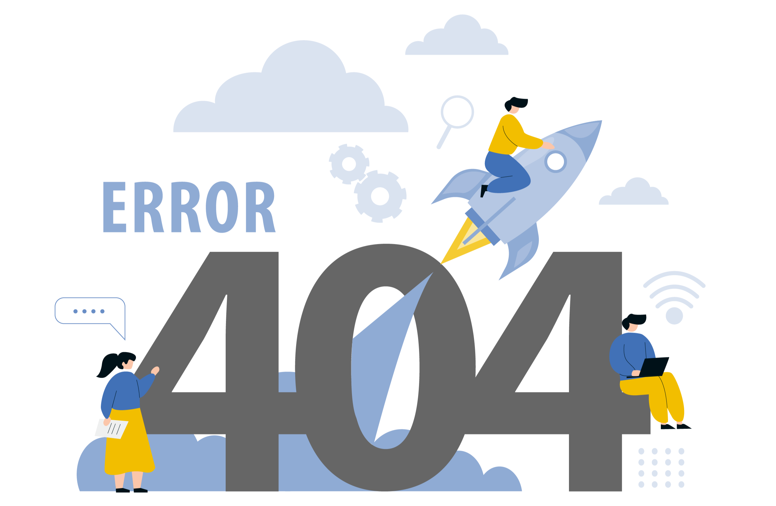 Illustration: page not found