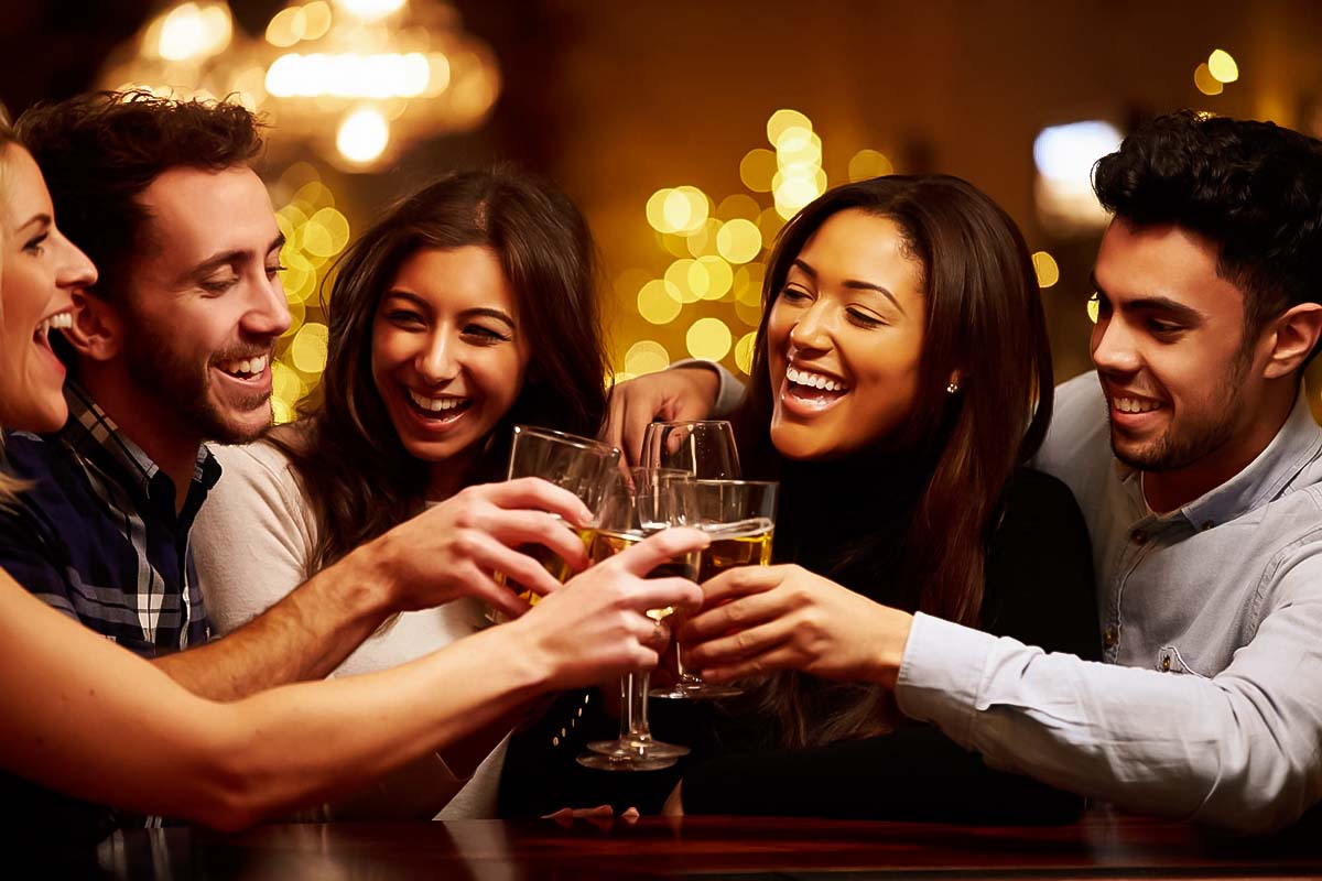 Guest enjoying pre-ordered Drinks