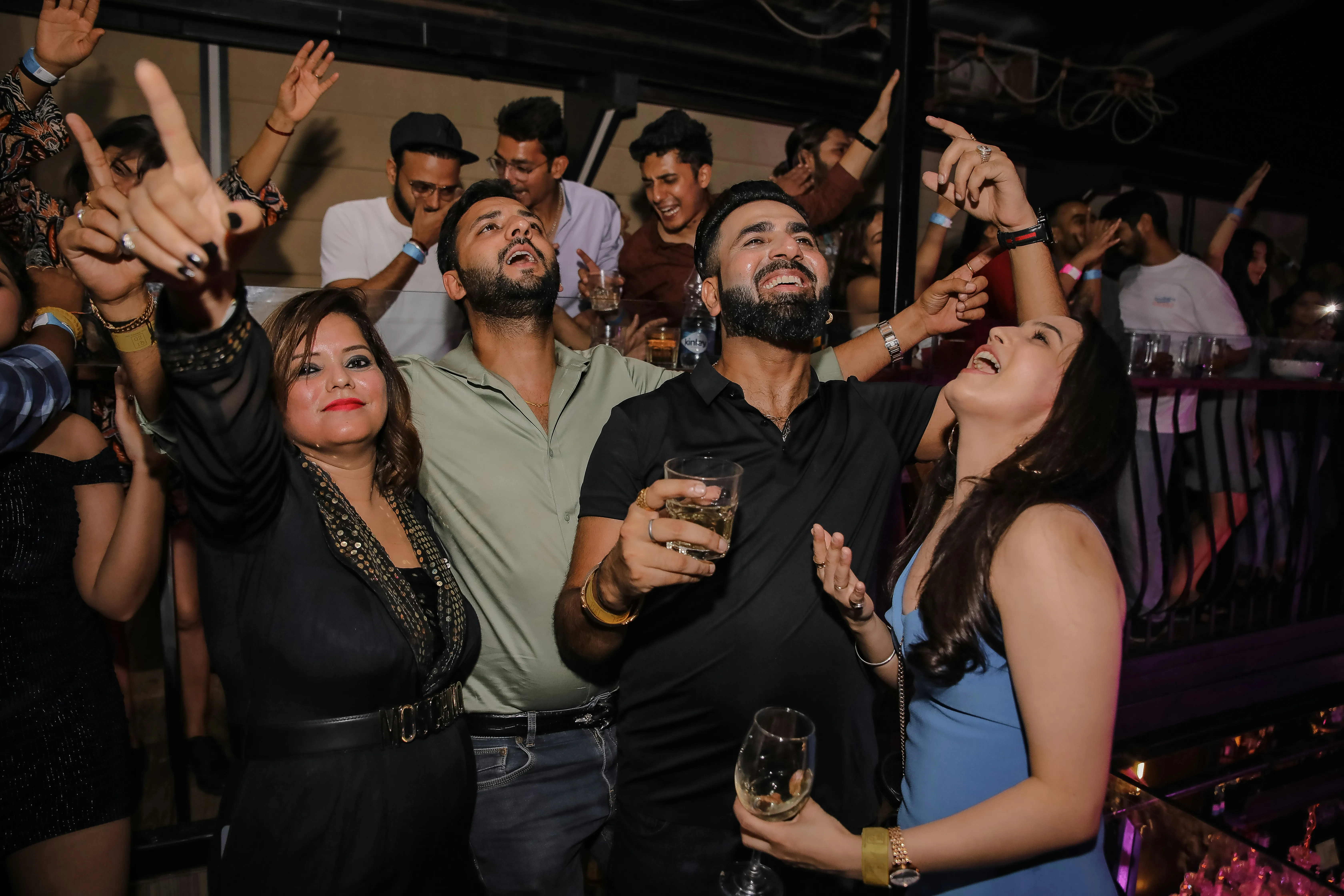 Nightlife upcoming at a bar using queue jump app